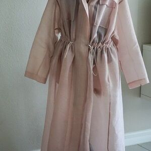 Emporio Armani Blush Trench Coat